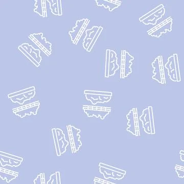 Coagulation cheese production line seamless pattern Stock Illustration