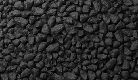 Coal background - 3D illustration 스톡 일러스트