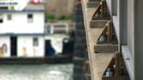 Coal Barge 820 Stock Footage 499985