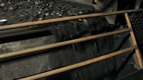 The coal in the bunker Stock Footage 71183965
