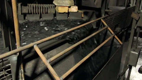 The coal in the bunker Stock Footage 71184523