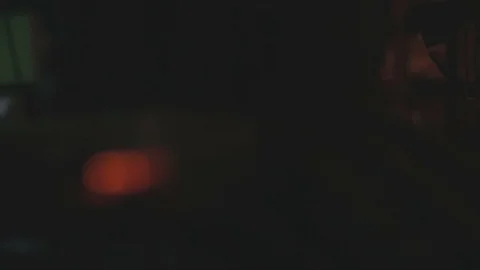 Coal burns close-up Stock Footage 76491357