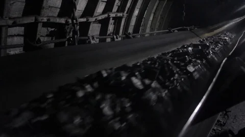 Coal conveyor 2 Video stock 79107775