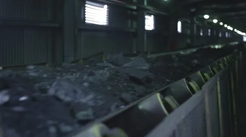 Coal conveyor system Stock-Footage 47602113