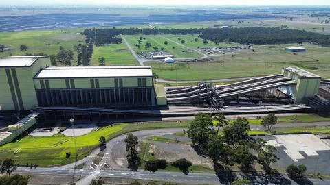 Coal Conveyor System Stock Photos