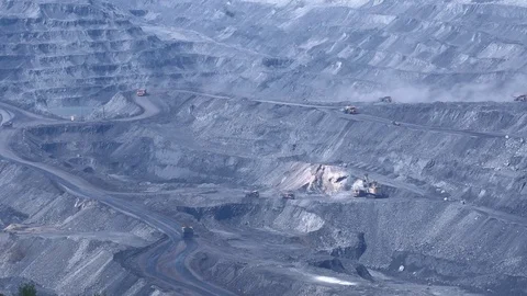 The coal cut works Stock Footage 78194876