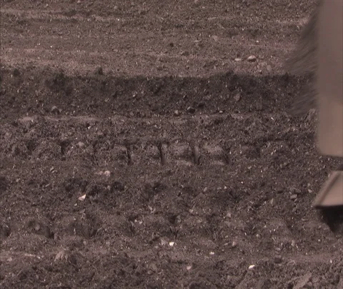Coal driven over by bulldozer, XCU, West Virginia power plant Stock Footage 86694391