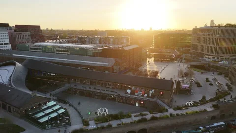 Coal Drops Yard aerial. Video stock 331807020