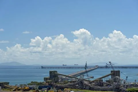 Coal Export Terminal Stock Photos