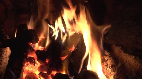 Coal fire 1 Stock-Footage 71392046