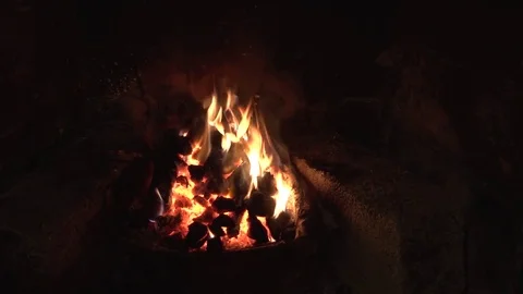 Coal fire 2 Stock Footage 71390716