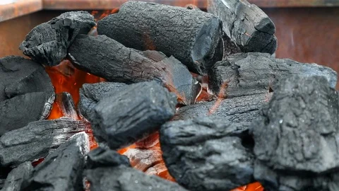 Coal fire  Stock Footage 104977497