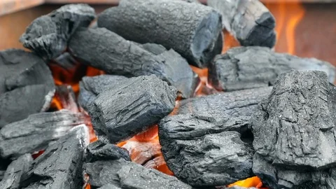 Coal fire  Stock Footage 104977684