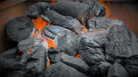 Coal fire  Stock Footage 104977787