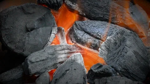Coal fire  Stock Footage 104978100