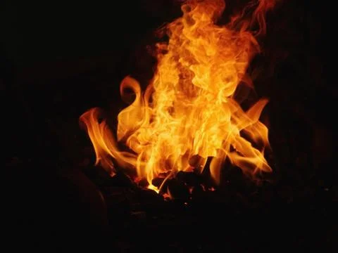 Coal fire Stock Photos