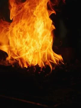 Coal fire Stock Photos