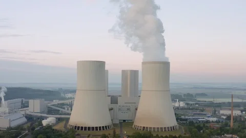 Coal-fired power stations generate over a third of the world's electricity but Stock-Footage 113395655