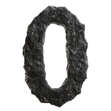 Coal font Stock Illustration