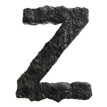 Coal font Stock Illustration