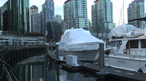 Coal Harbour Vancouver Video stock 34794549