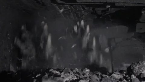 Coal harvester Video stock 79133372