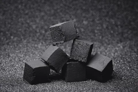Coal for hookah. Stock Photos