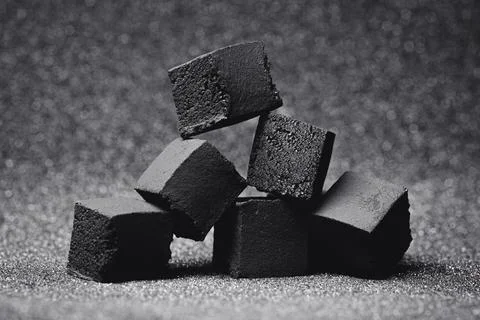 Coal for hookah. Stock Photos
