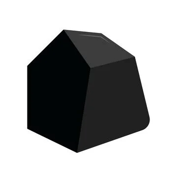 Coal icon. Energy Resource. Vector. Illustrazione stock