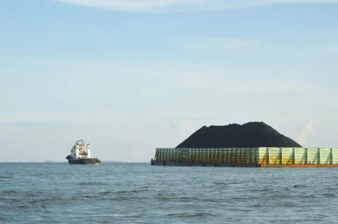 Coal industry 库存照片