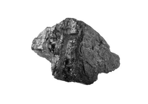 Coal isolated on white background Stock-Fotos