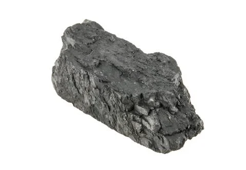 Coal isolated on white background Stock Photos