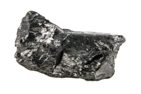 Coal isolated on white background Stock Photos