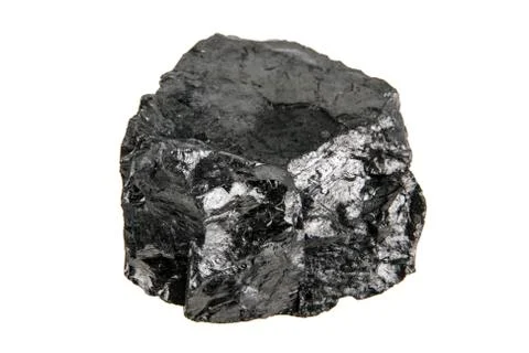 Coal isolated on white background Stock Photos