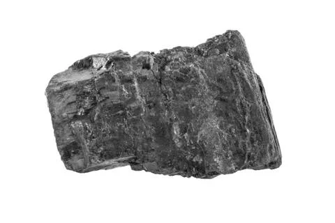 Coal isolated on white background Stock Photos