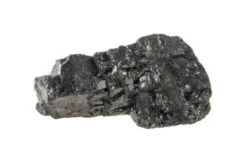 Coal isolated on white background Stock Photos