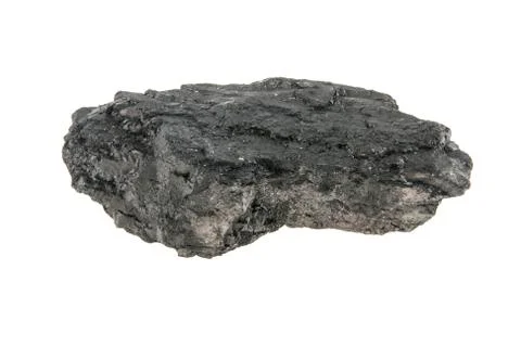 Coal isolated on white background Stock Photos