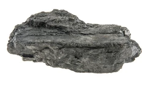 Coal isolated on white background Stock Photos