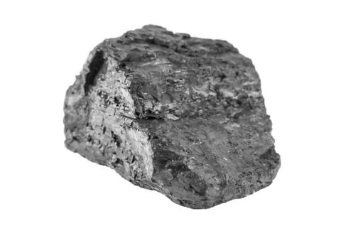 Coal isolated on white background Stock Photos