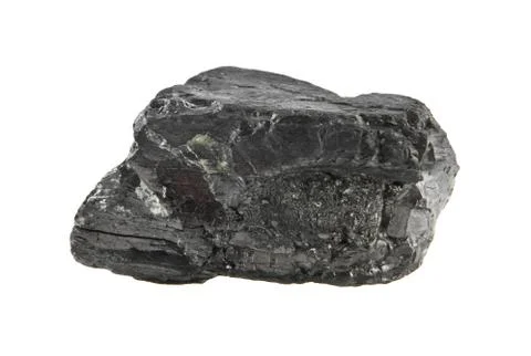 Coal isolated on white background Stock Photos
