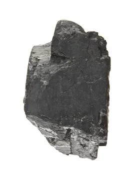 Coal isolated on white background Stock Photos