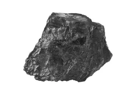 Coal isolated on white background Stock Photos