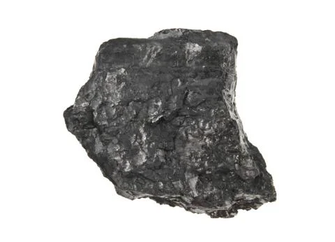 Coal isolated on white background Stock-Fotos