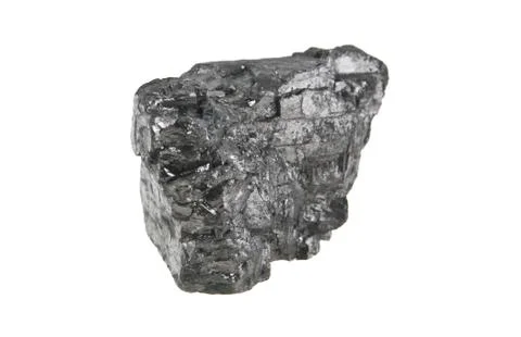 Coal isolated on white background Stock Photos