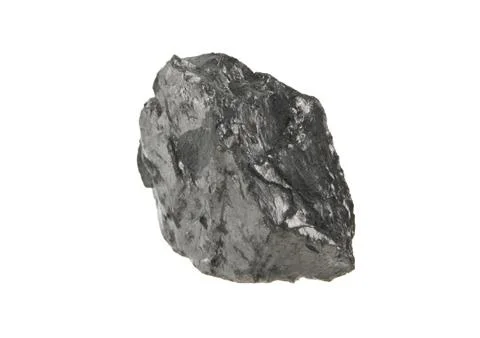 Coal isolated on white background Foto stock