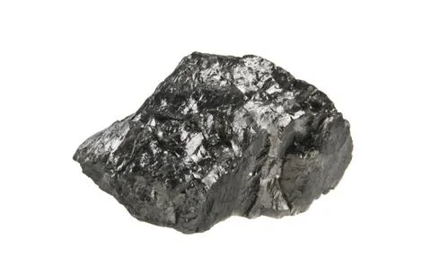 Coal isolated on white background Stock Photos