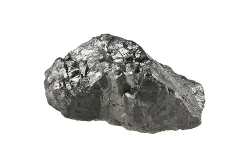 Coal isolated on white background Stock Photos