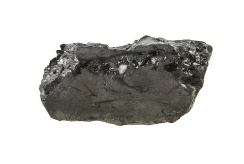 Coal isolated on white background Stock Photos