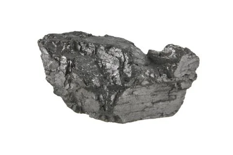 Coal isolated on white background Stock Photos