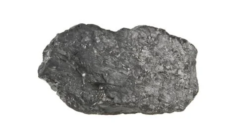 Coal isolated on white background Stock Photos